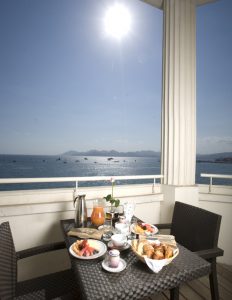 Sea View Deluxe Room Breakfast Martinez Cannes